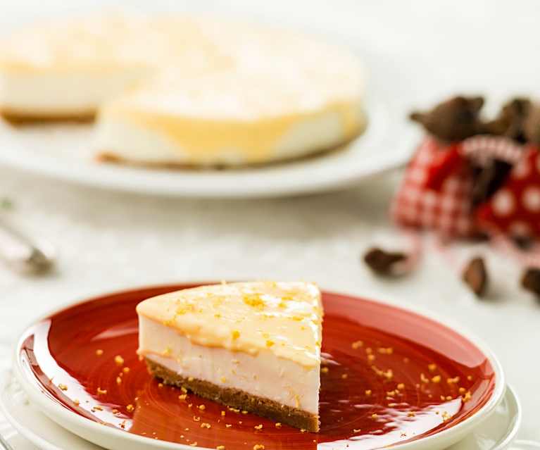 Cheesecake com lemon curd Cheesecake com lemon curd