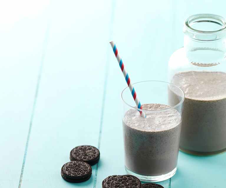 Batido de bolachas de cacau Batido de bolachas de cacau