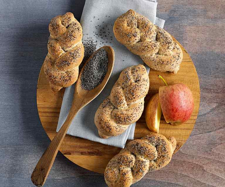 Mohnflesserl aus Dinkel Mohnflesserl aus Dinkel
