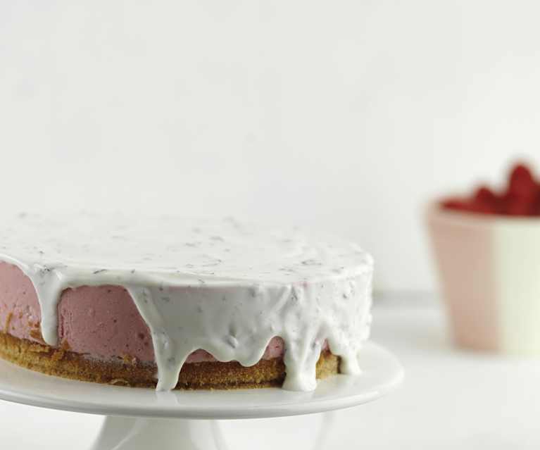Cheesecake de framboesa Cheesecake de framboesa