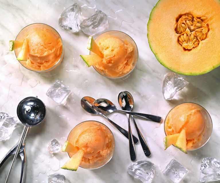 Sorbetto al melone Sorbetto al melone