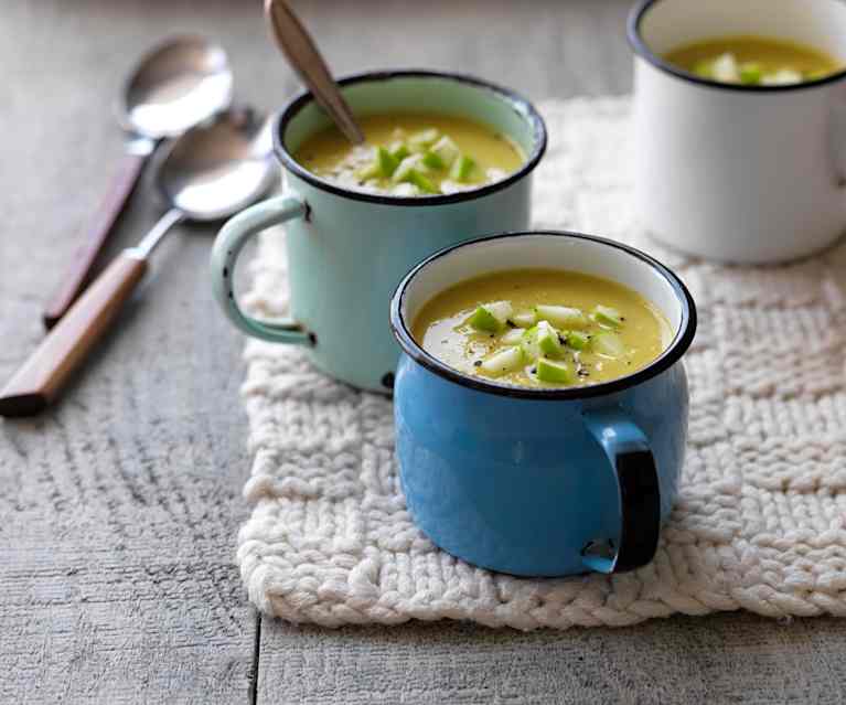 Velouté de panais et pomme au curry Velouté de panais et pomme au curry