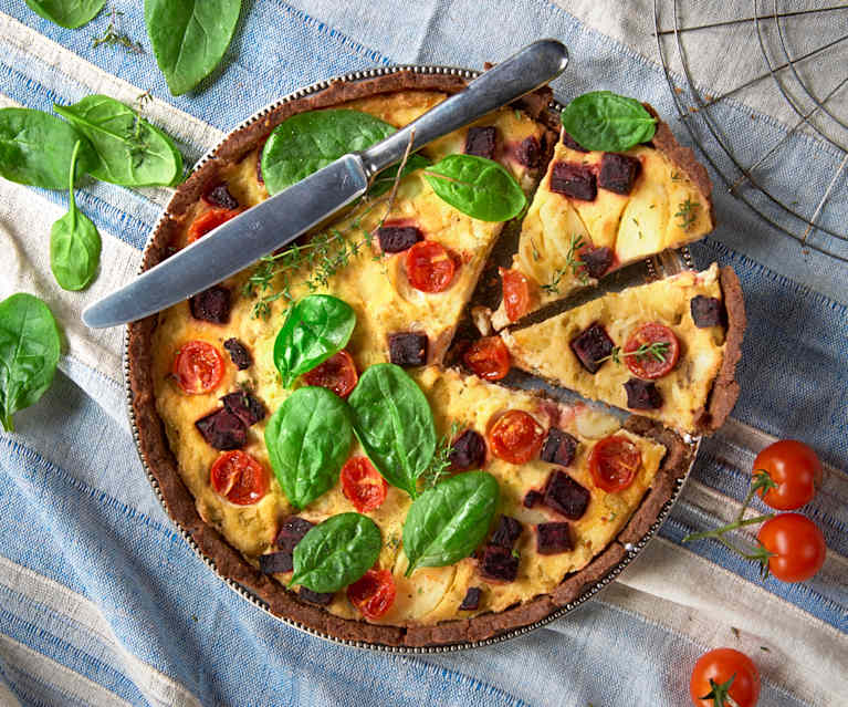Torta salata con verdure di stagione Torta salata con verdure di stagione