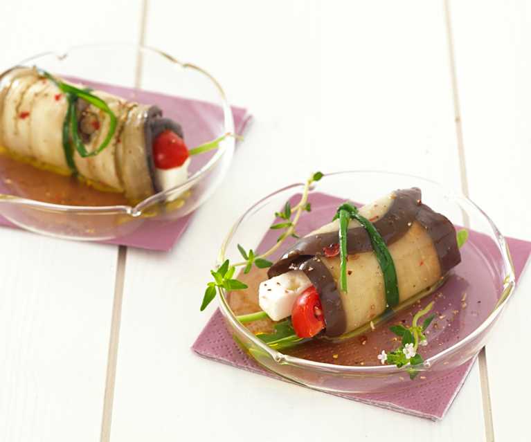 Roulés d'aubergine Roulés d'aubergine