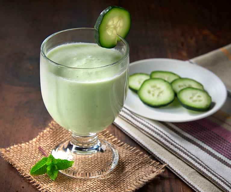 Smoothie rinfrescante al cetriolo Smoothie rinfrescante al cetriolo