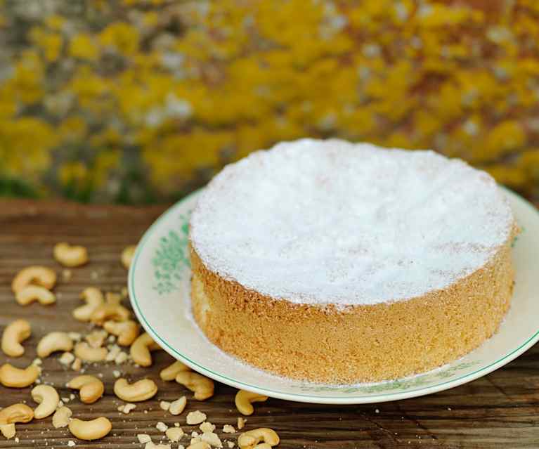 Bolo de castanha de caju Bolo de castanha de caju
