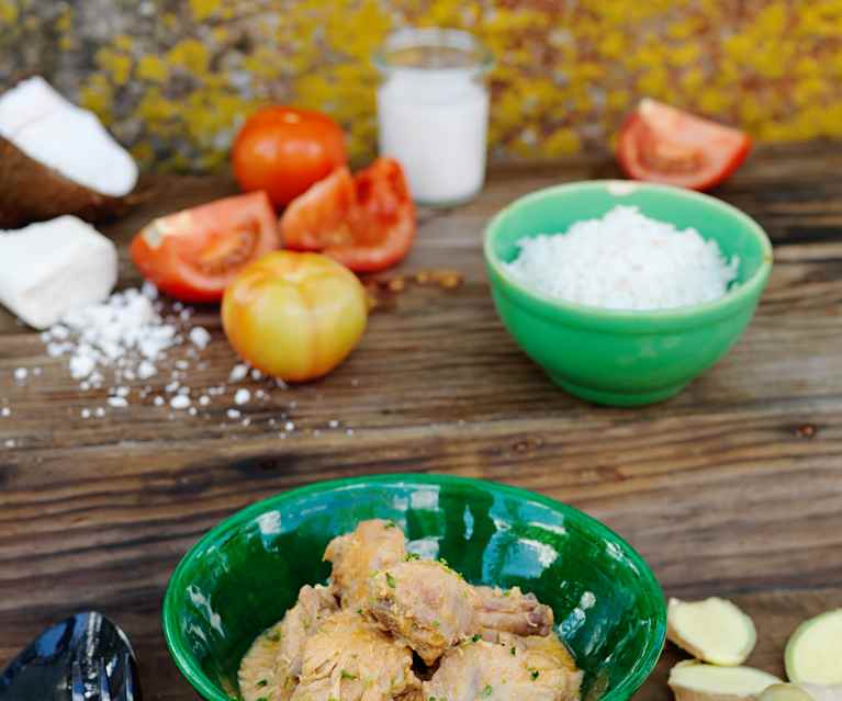Pollo al curry alla mozambicana Pollo al curry alla mozambicana