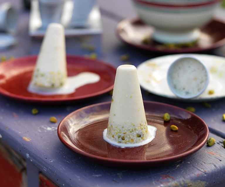 Kulfi - Gelado de leite com frutos secos Kulfi - Gelado de leite com frutos secos