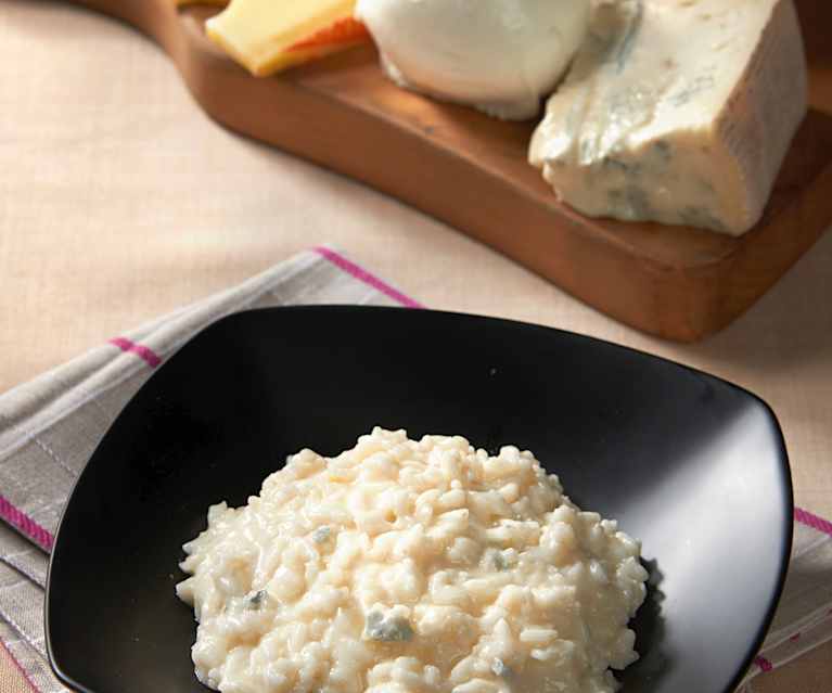 Risotto cuatro quesos Risotto cuatro quesos