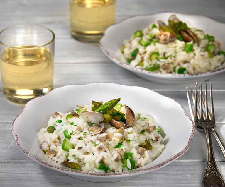 Asparagus and pipis (clams) risotto Cookidoo® the official Thermomix® recipe platform