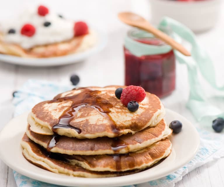 Pancakes Puszyste Amerykanskie Nalesniki Cookidoo Oficjalna Platforma Z Przepisami Na Thermomix