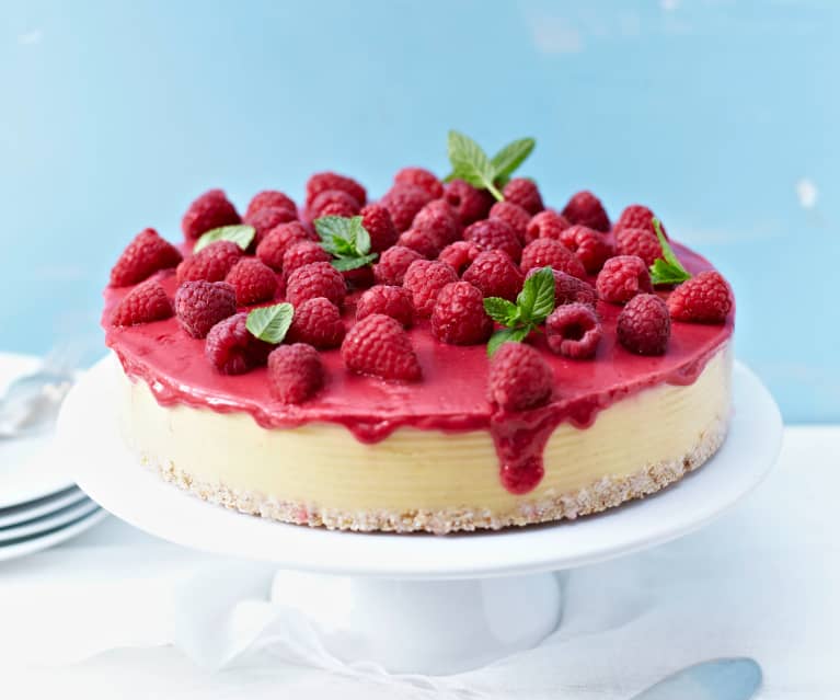 Gateau Aux Framboises Et Peches Cookidoo La Plateforme De Recettes Officielle De Thermomix