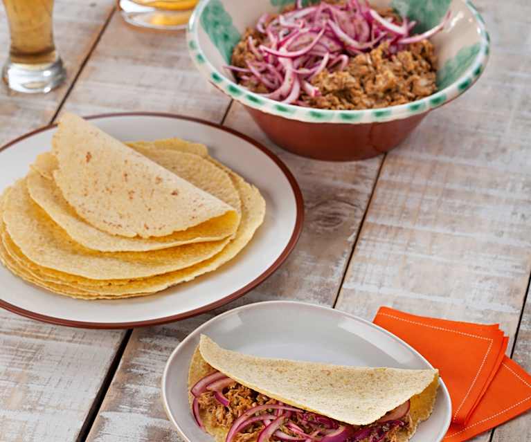Cochinita pibil - geschmortes Schweinefleisch Cochinita pibil - geschmortes Schweinefleisch