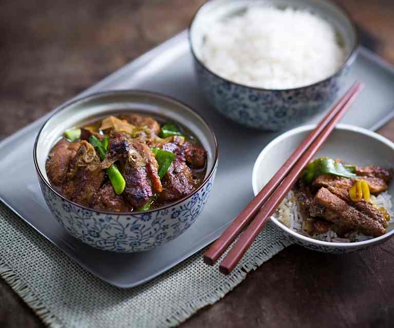 Pork belly with spring onions Cookidoo® the official Thermomix