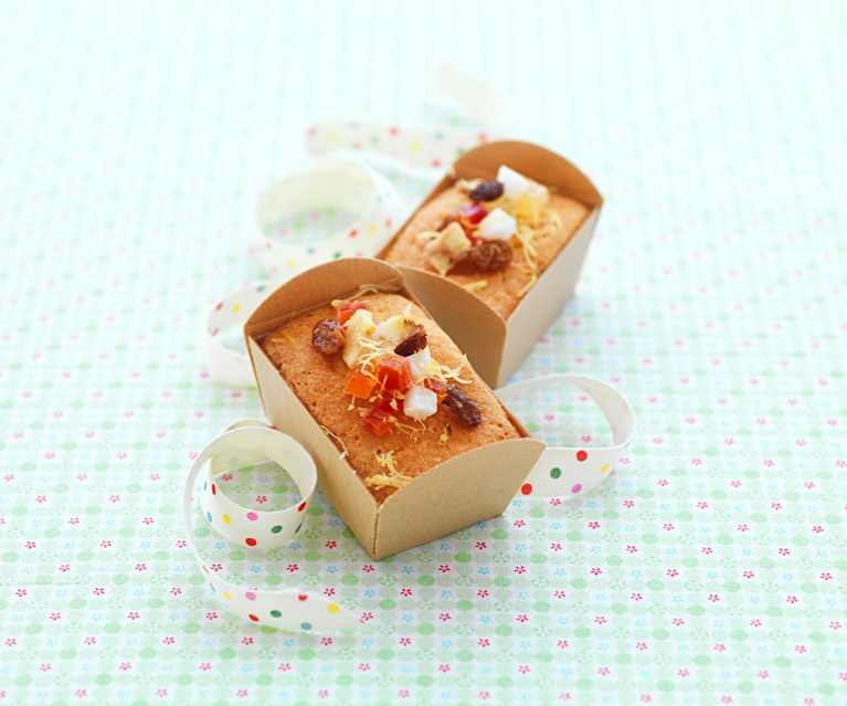 Petits cakes aux fruits secs et citron Petits cakes aux fruits secs et citron