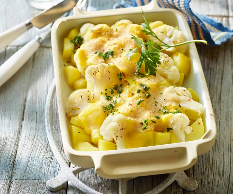 Blumenkohl-Kartoffel-Auflauf mit Parmesan - Cookidoo® – das offizielle ...