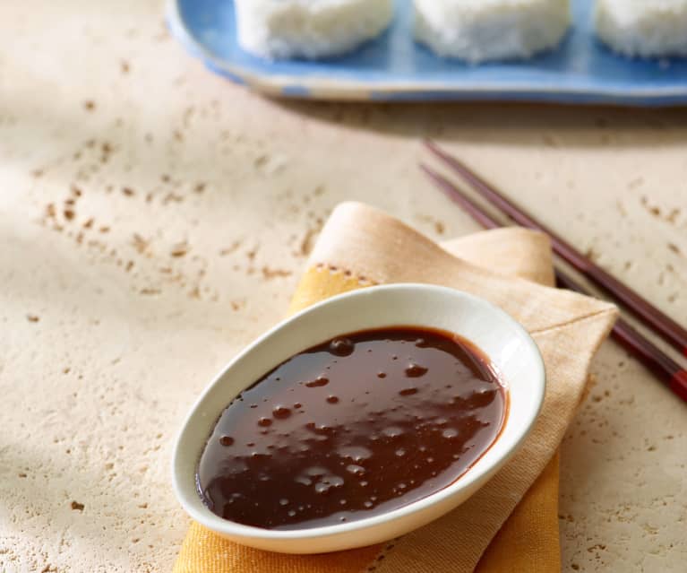 Schokoladen-Kokos-Sauce zu süßem Sushi - Cookidoo® – das offizielle ...
