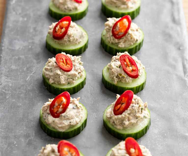 Tuna Tapenade on Cucumber Cookidoo® the official Thermomix® recipe platform