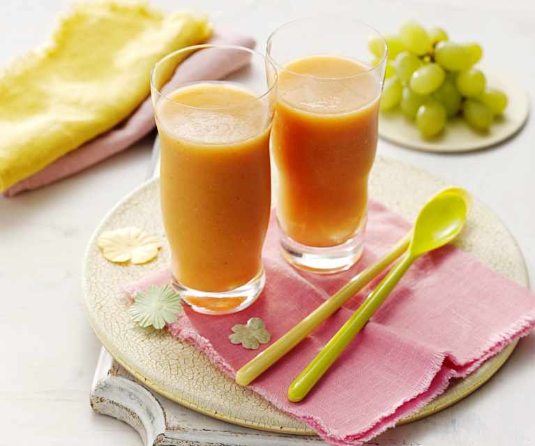 Smoothie melon et pêche Smoothie melon et pêche