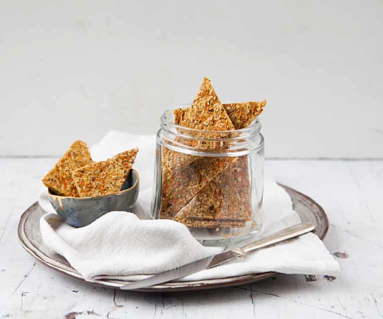 Hanfsamen-Sauerkraut Cracker Hanfsamen-Sauerkraut Cracker