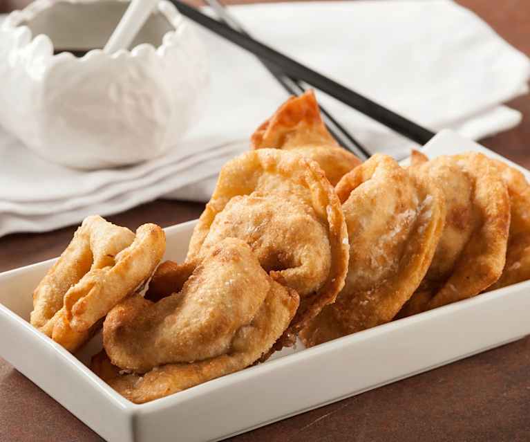 Wontons fritos salados Wontons fritos salados