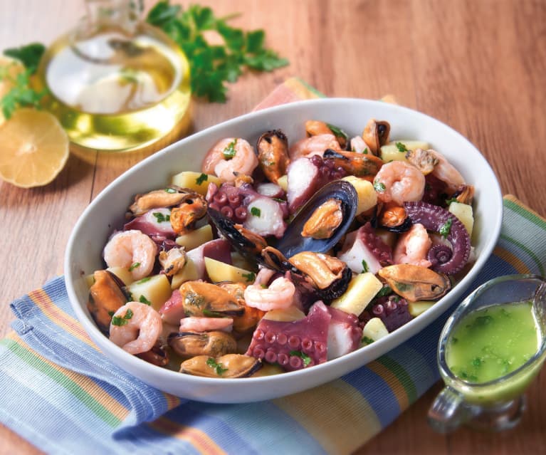 Insalata di mare con citronette all'aglio - Cookidoo® - la ...