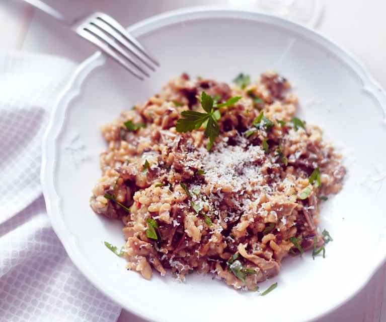 Risotto mit Steinpilzen Risotto mit Steinpilzen