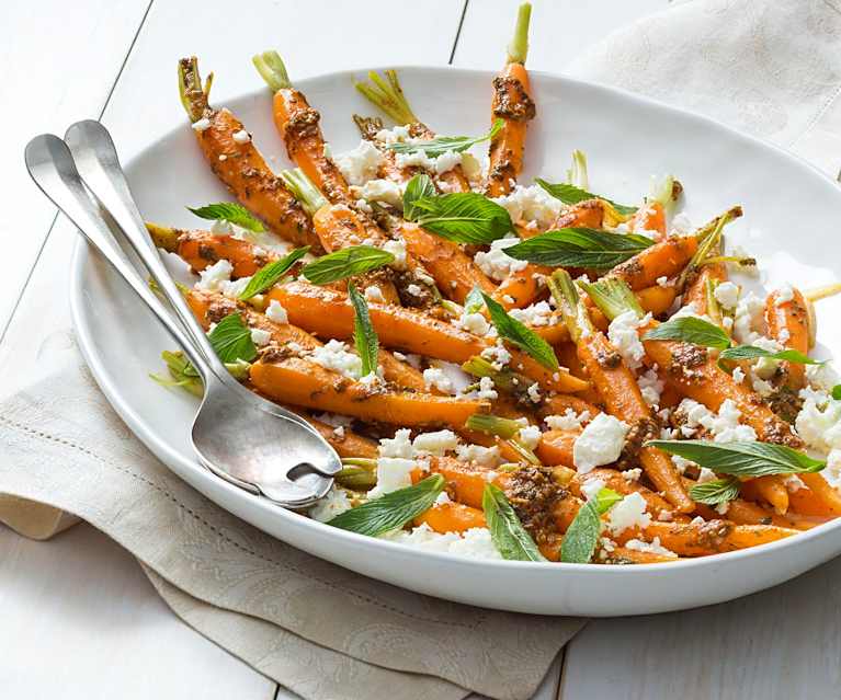 Carrot, feta and mint salad Carrot, feta and mint salad