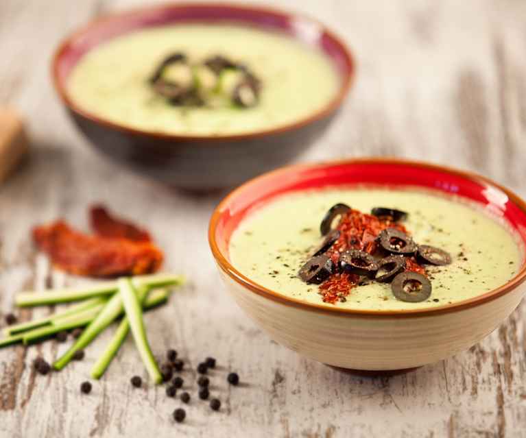 Crema di zucchine e anacardi raw Crema di zucchine e anacardi raw