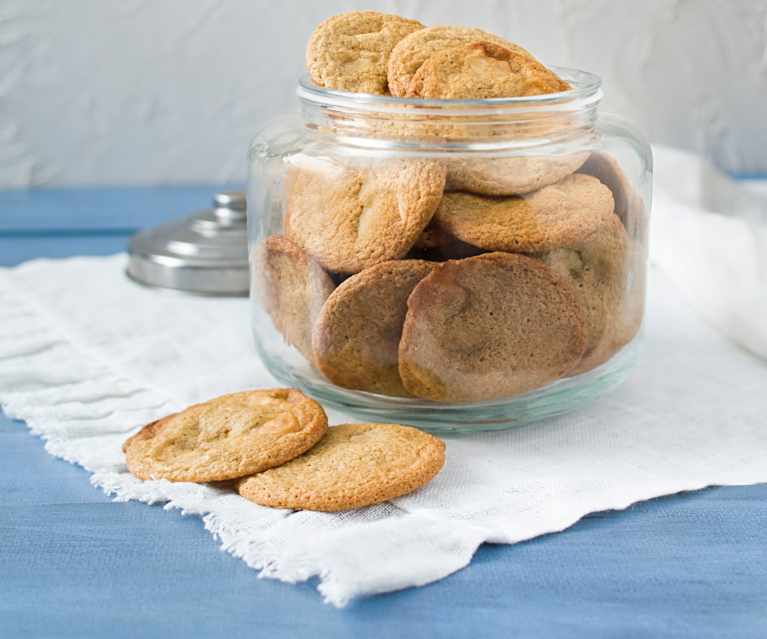 Pohankové cookies s bílou čokoládou a kardamomem Pohankové cookies s bílou čokoládou a kardamomem
