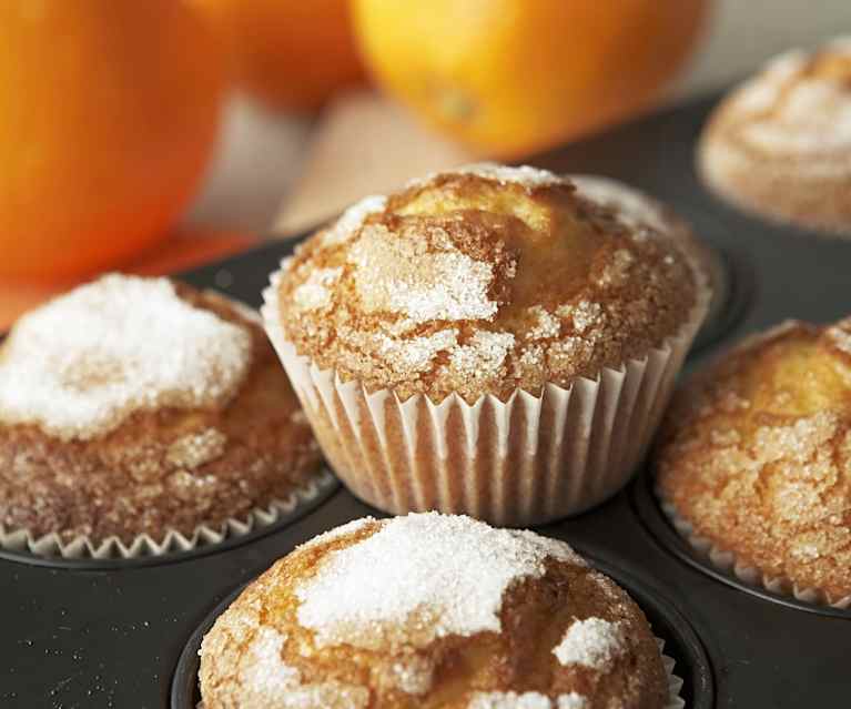 Magdalenas de naranja Magdalenas de naranja
