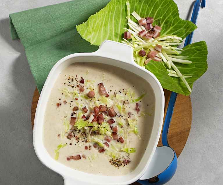 Krautsuppe mit Speck Krautsuppe mit Speck