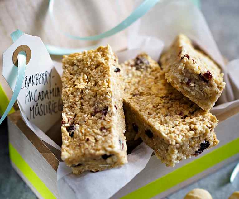 Cranberry-Macadamia-Müsliriegel - Cookidoo® – das offizielle Thermomix ...