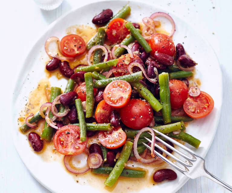 Bohnen-Tomaten-Salat 
