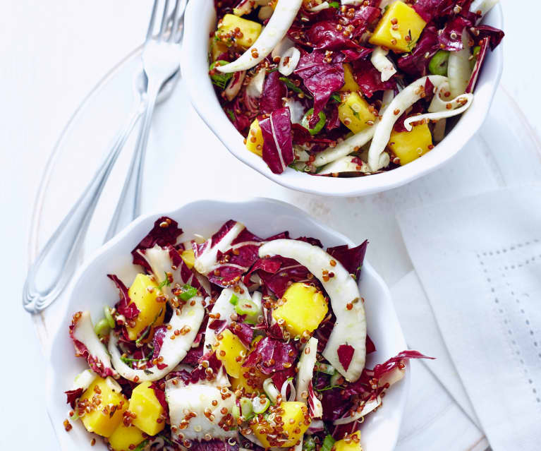 Mango Radicchio Salat Mit Quinoa Cookidoo Das Offizielle Thermomix Rezept Portal