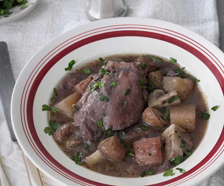 Chicken and mushrooms in red wine Cookidoo® the official Thermomix