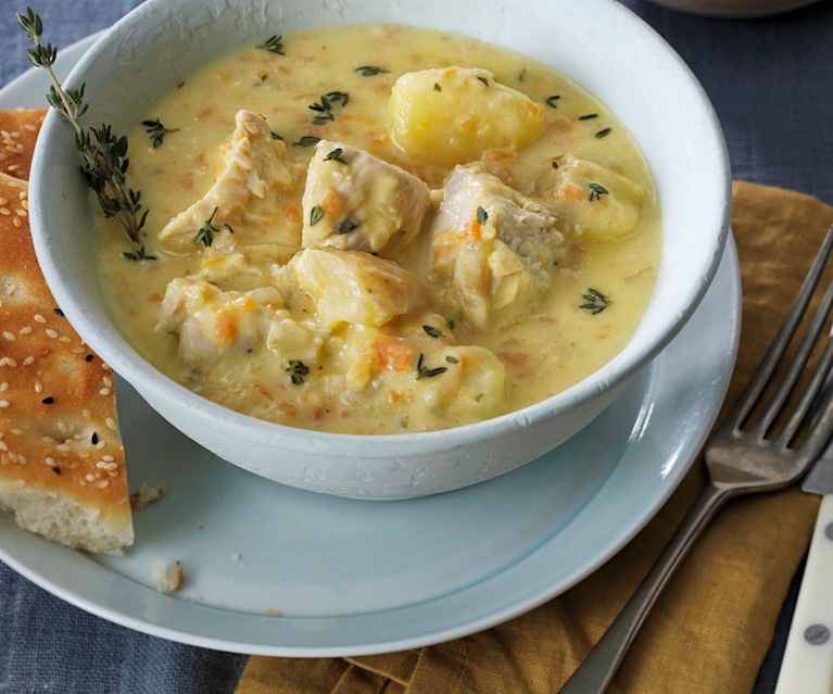 Creamy mustard chicken stew Creamy mustard chicken stew