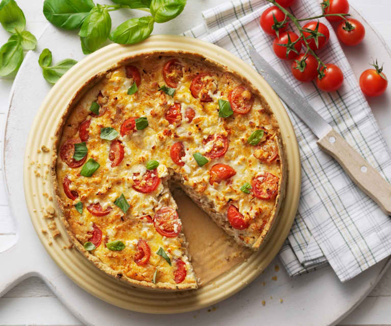 Tomaten-Basilikum-Quiche mit Hähnchen - Cookidoo® – la nostra ...