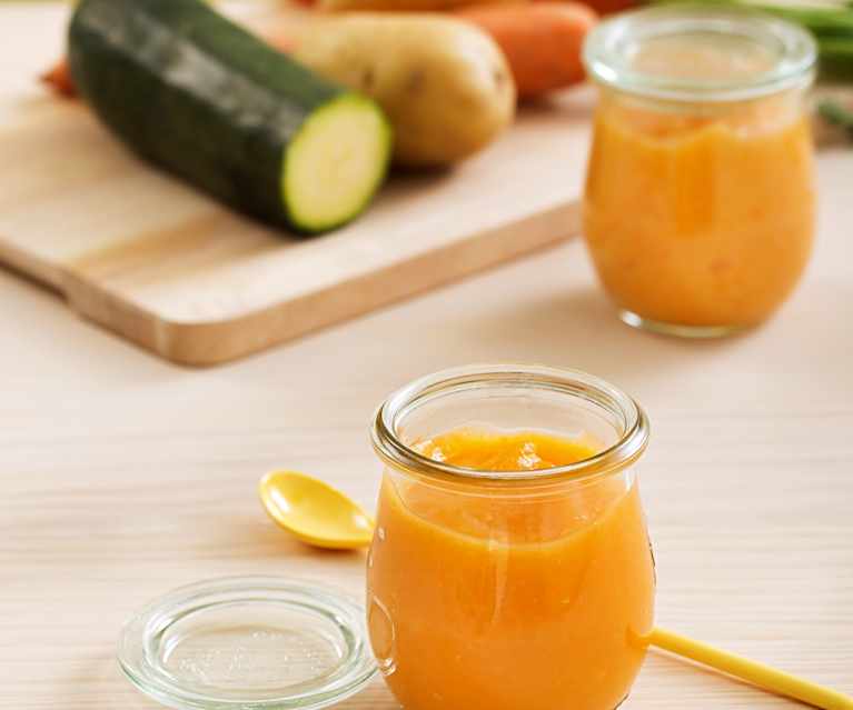 Purée ziemniaczane z marchewką i cukinią Purée ziemniaczane z marchewką i cukinią