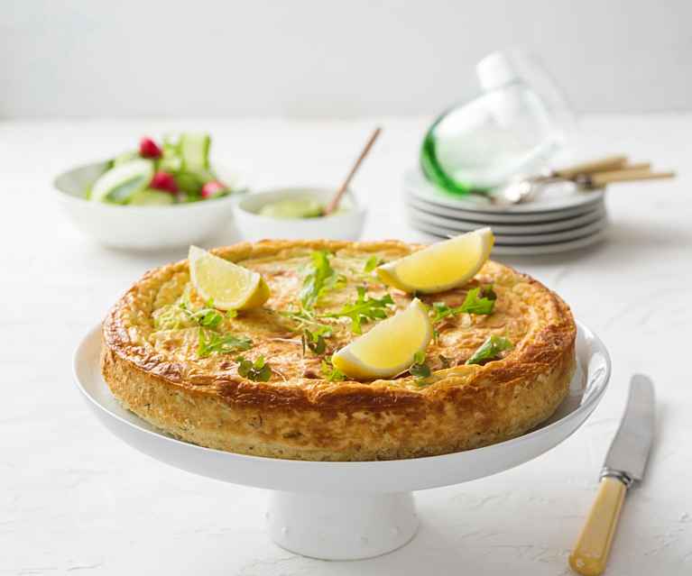 Baked salmon cheesecake Baked salmon cheesecake