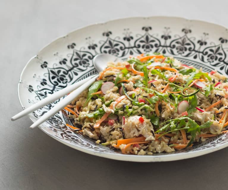 Rice salad with warm mustard dressing - Cookidoo® - the ...