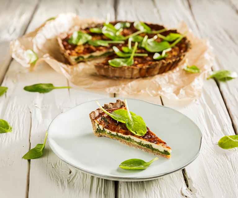 Celozrnný mangoldový quiche Celozrnný mangoldový quiche