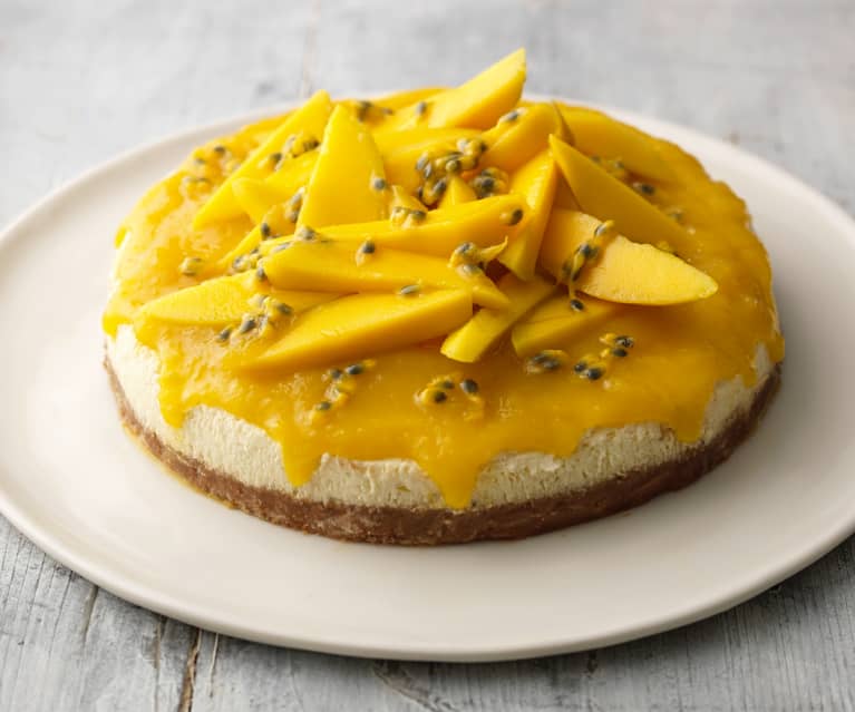 Cheesecake Mangue Fruit De La Passion Et Citron Vert Cookidoo The Official Thermomix Recipe Platform