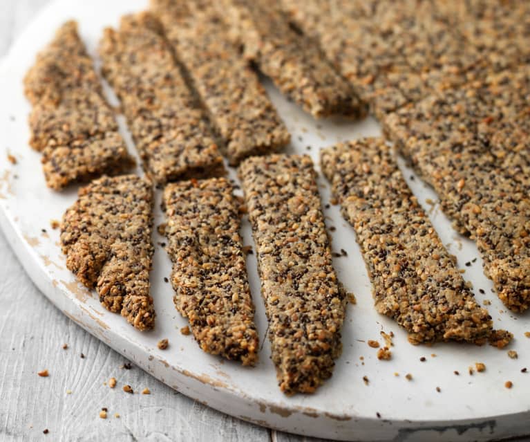 Seeded Protein Crackers - Cookidoo® – the official Thermomix® recipe ...