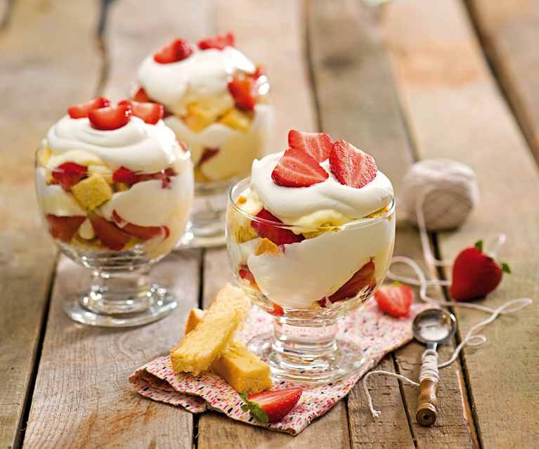 Trifle z truskawkami Trifle z truskawkami