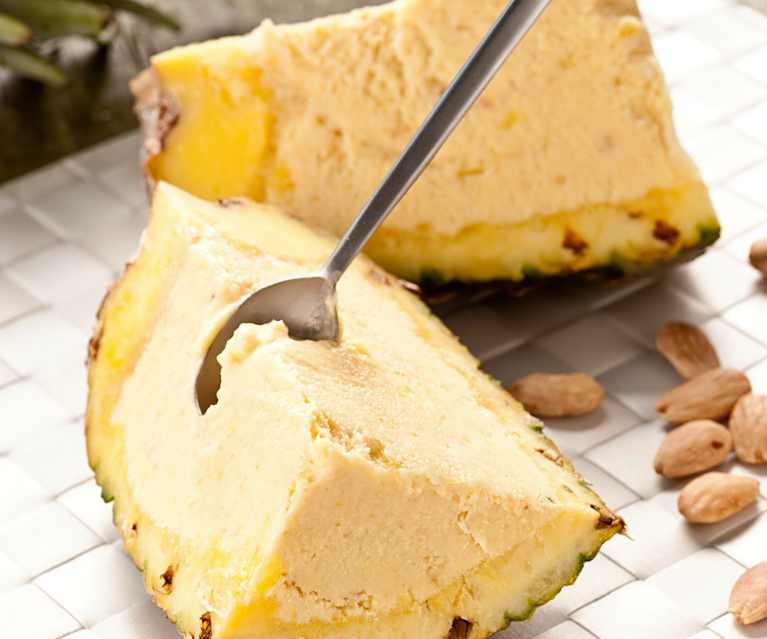 Helado de piña Helado de piña