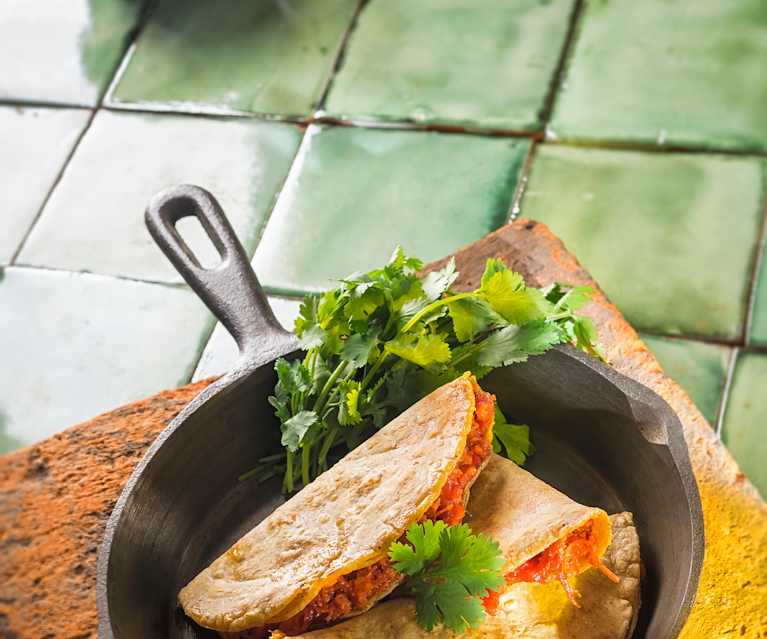 Quesadillas de chicharrón prensado Cookidoo® la plataforma de