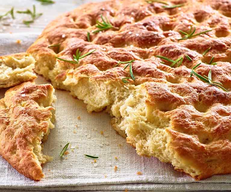 Focaccia mit Rosmarin Focaccia mit Rosmarin
