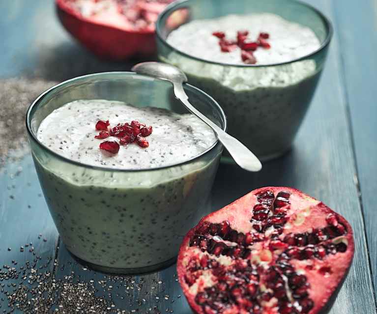 Chia kaše s banánem Chia kaše s banánem