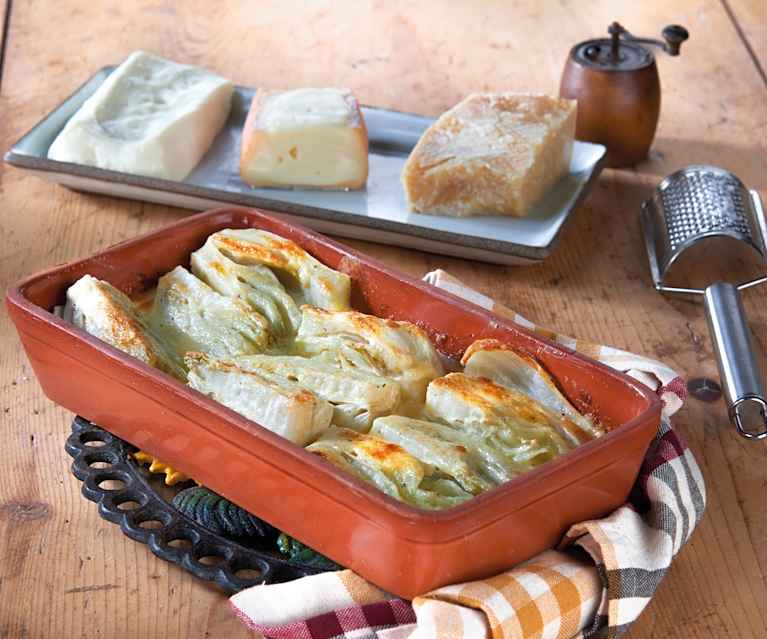 Finocchi gratinati alla crescenza e taleggio Finocchi gratinati alla crescenza e taleggio